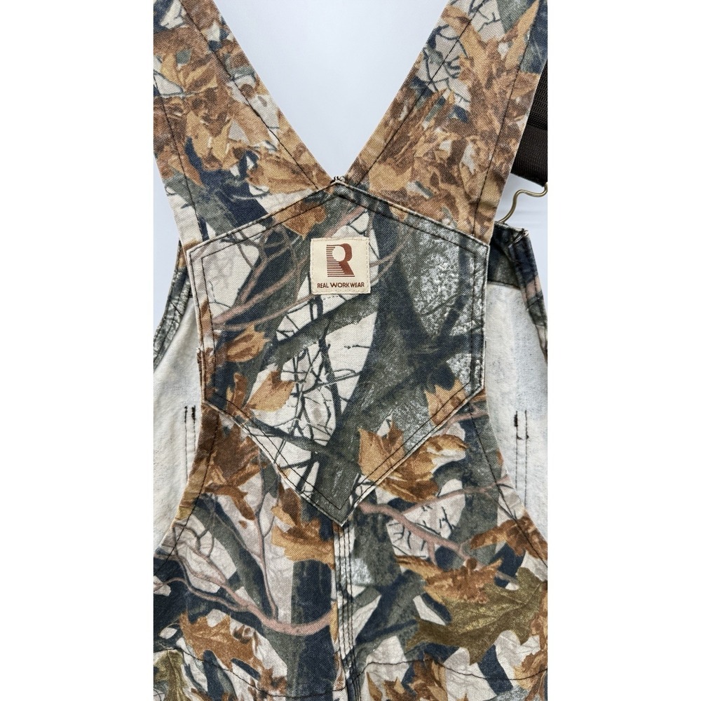 Real Workwear Realtree Camo Insulated Bib Overalls Men's Large Regular‎ 39x27.5 - Picture 10 of 16